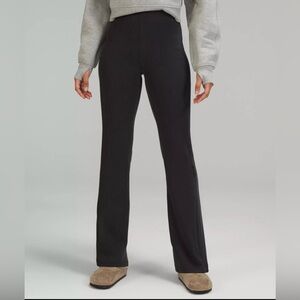 Lululemon Brushed Softstreme Ribbed Zip Flared Pant